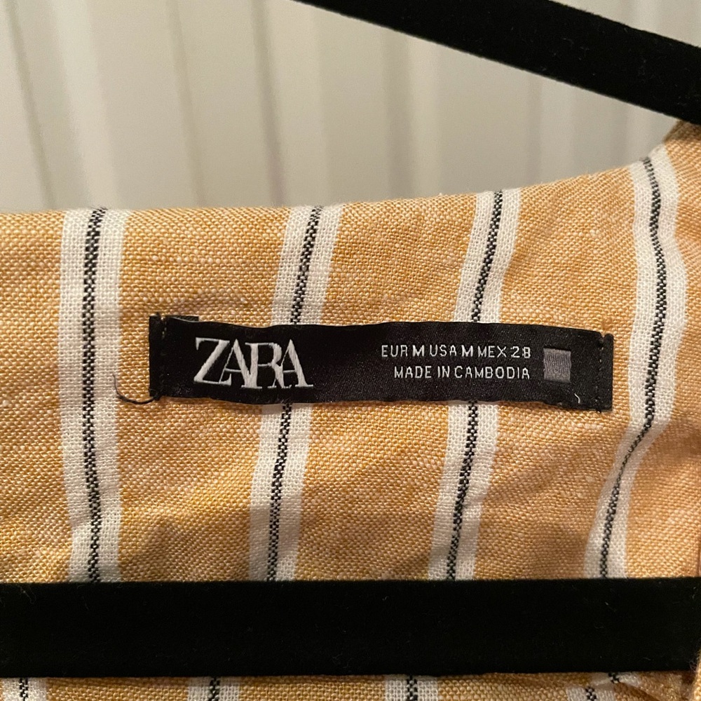 ZARA LINEN DRESS - lightly worn